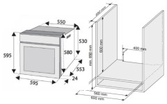 Электрический духовой шкаф Ginzzu HOE-273