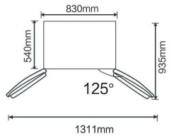 Холодильник Korting KNFS 83177 N