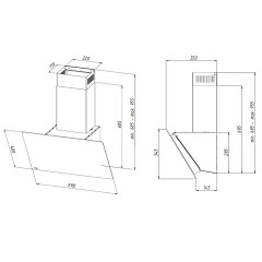 Кухонная вытяжка Akpo Smart WK-4 eco 60 черный