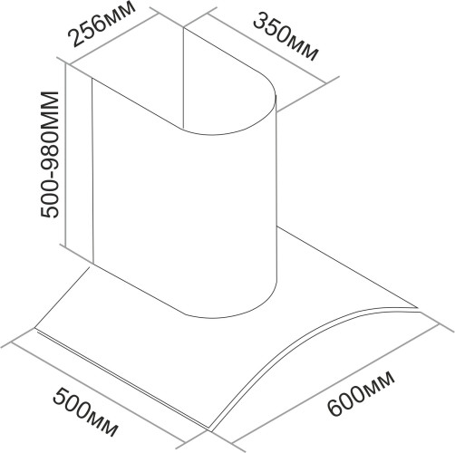 Кухонная вытяжка Darina Roof 604 X