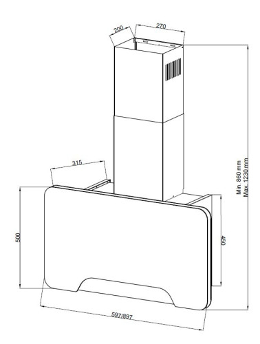 Кухонная вытяжка Kuppersberg Mint 60