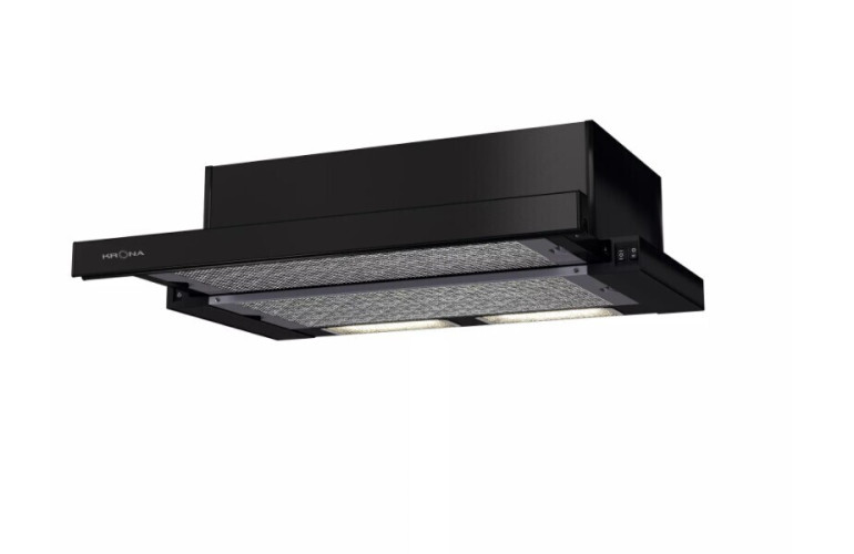 Встраиваемая вытяжка Krona Kamilla 600 Sensor Black 2 мотора