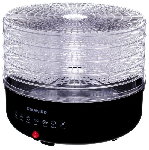 Сушилка для фруктов и овощей StarWind SFD1510 серый