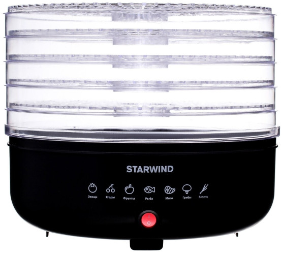 Сушилка для фруктов и овощей StarWind SFD1510 серый