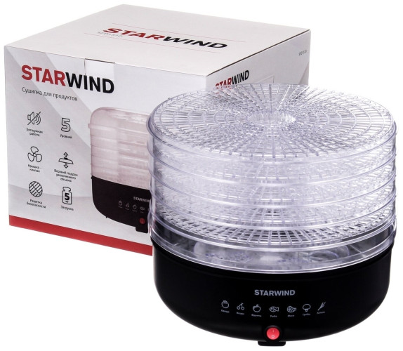 Сушилка для фруктов и овощей StarWind SFD1510 серый
