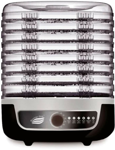 Сушилка для овощей Великие реки Волга-10 черный-серый