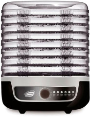 Сушилка для овощей Великие реки Волга-10 черный-серый