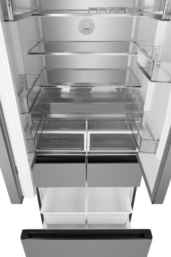 Холодильник Weissgauff WFD 450 Built-in Inverter NoFrost Inox