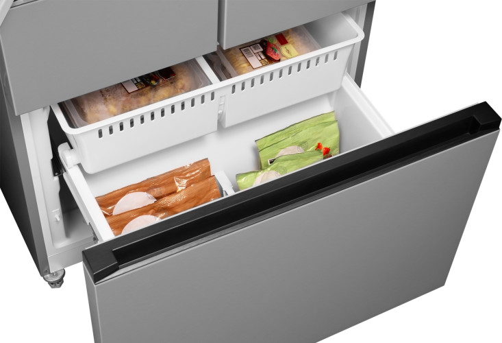 Холодильник Weissgauff WFD 450 Built-in Inverter NoFrost Inox