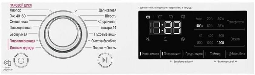 Стиральная машина LG F2V3GS4W