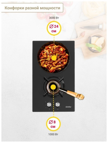Газовая варочная панель Simfer H 30N20 B416
