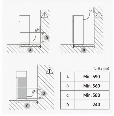 Встраиваемый холодильник Samsung BRB267134WW WT