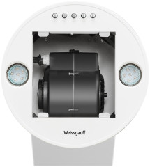 Кухонная вытяжка Weissgauff Tubus 900 PB WH белый