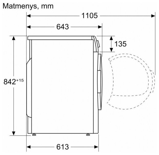 Сушильная машина Bosch WTW85L48SN