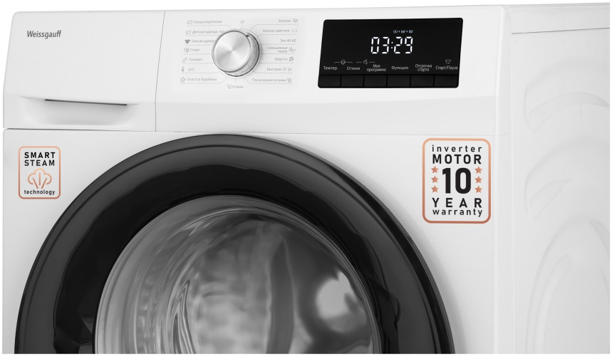 Стиральная машина Weissgauff WM 61410 Inverter Steam