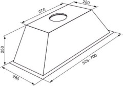 Встраиваемая вытяжка Zigmund & Shtain K 006.51 S