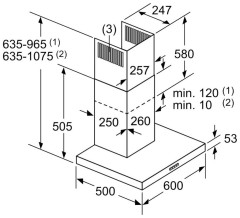 Кухонная вытяжка Siemens LC 67BHM50