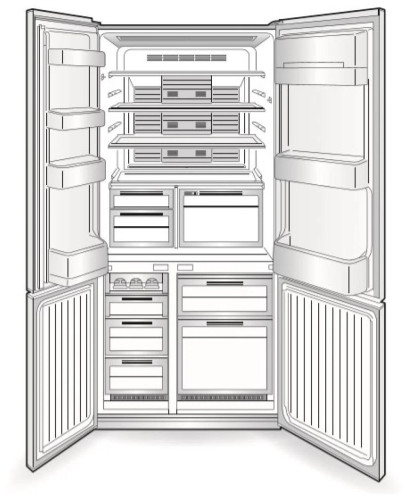 Холодильник Mitsubishi Electric MR-LR78EN-GRB