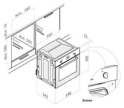 Электрический духовой шкаф Korting OKB 792 CFX