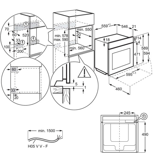 Электрический духовой шкаф AEG BSK999330T