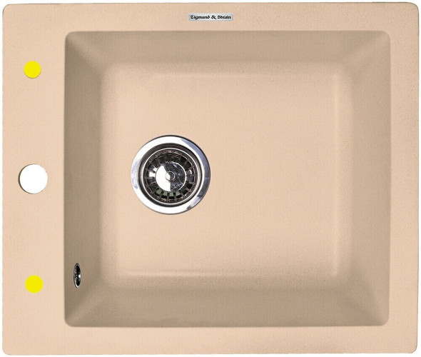 Кухонная мойка Zigmund & Shtain Platz 425 топленое молоко