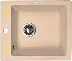 Кухонная мойка Zigmund &amp; Shtain Platz 425 топленое молоко