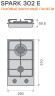 Газовая варочная панель Konigin Spark 302 IVE