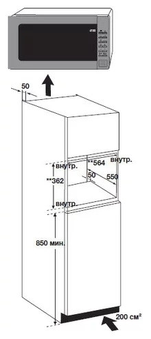 Встраиваемая микроволновая печь Samsung FW77SRB