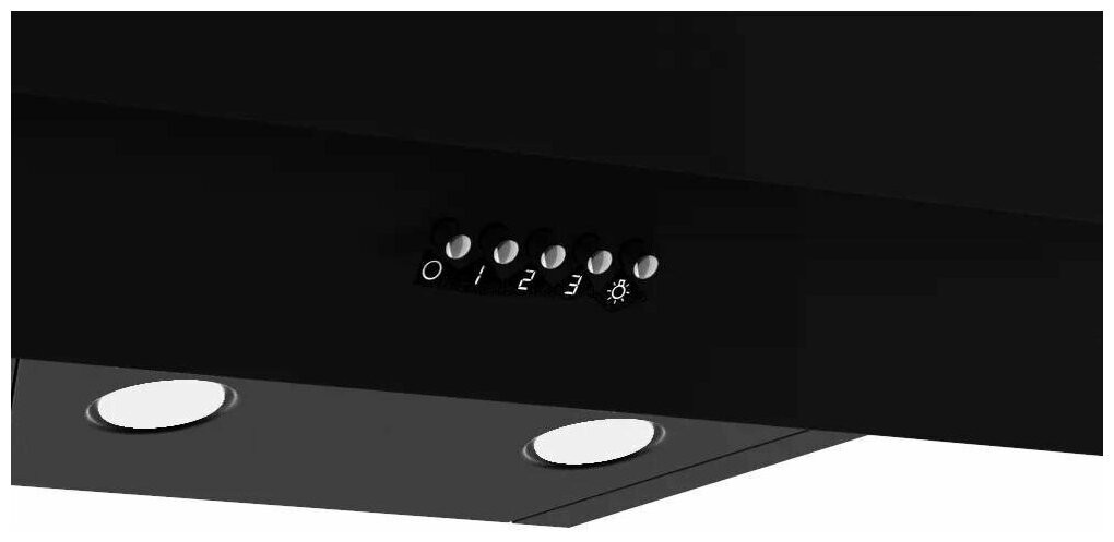 Кухонная вытяжка Monsher ROUEN 60 Noir Verre