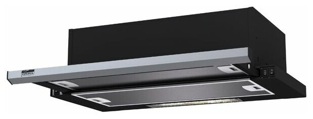 Встраиваемая вытяжка Kronasteel Kamilla Slim 600 Black Inox