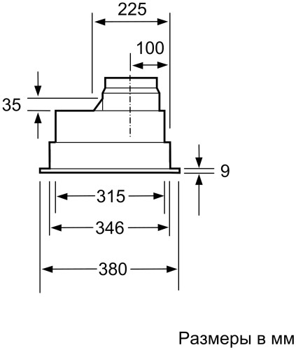 Встраиваемая вытяжка Neff D 5855 X0