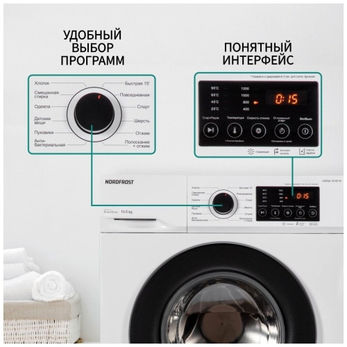 Стиральная машина NordFrost i DDQ4 10120 W