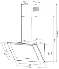 Кухонная вытяжка Kronasteel Nira 600 PB