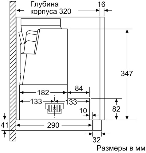 Встраиваемая вытяжка Neff D 49PU54 X1