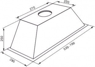 Встраиваемая вытяжка Zigmund & Shtain K 006.51 W