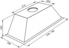Встраиваемая вытяжка Zigmund &amp; Shtain K 006.51 W