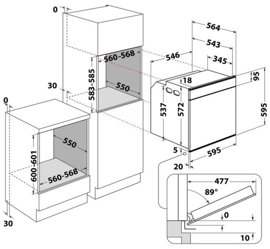 Электрический духовой шкаф Hotpoint Ariston FI7 861 SH WH