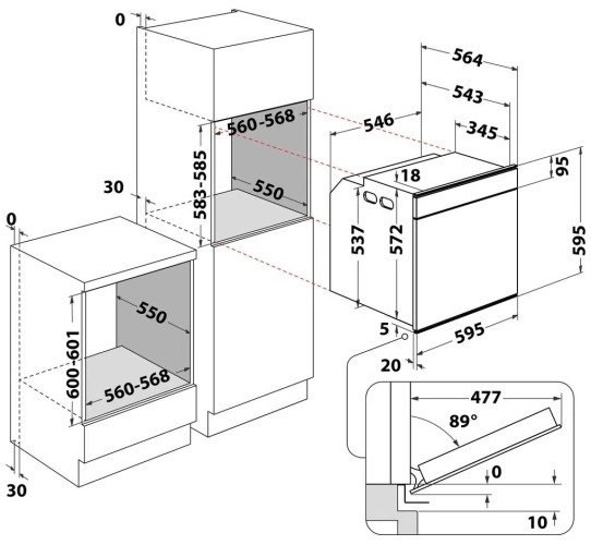 Электрический духовой шкаф Hotpoint Ariston FI7 861 SH WH