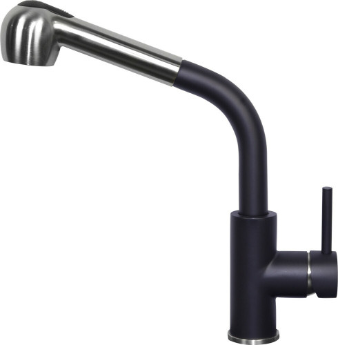 Смеситель для мойки Zigmund & Shtain ZS 1200L черный базальт