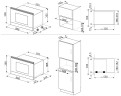 Встраиваемая микроволновая печь Smeg MP122S1
