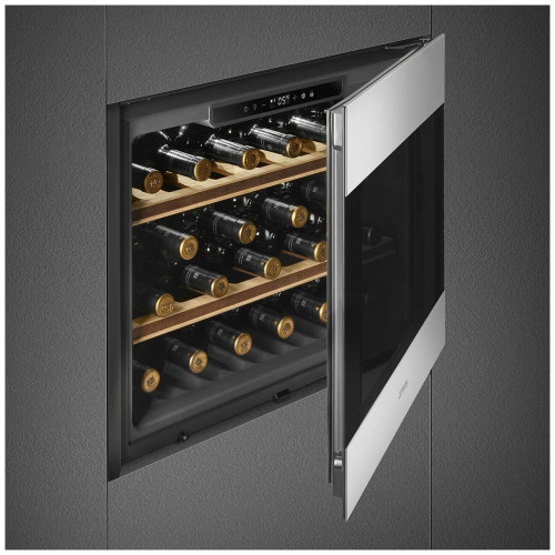 Встраиваемый винный шкаф Smeg CVI 321X3
