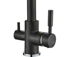 Смеситель для кухни Schein 8686 черный матовый