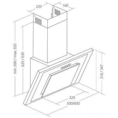Кухонная вытяжка Akpo Nero WK-4 eco 60 белый