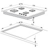 Газовая варочная панель Hansa BHGW 63111035