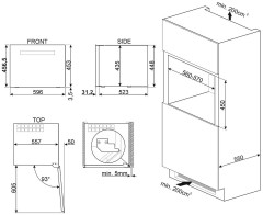 Встраиваемый винный шкаф Smeg CVI 121N3