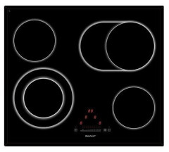 Электрическая варочная панель Rainford RBH 6624 BS black