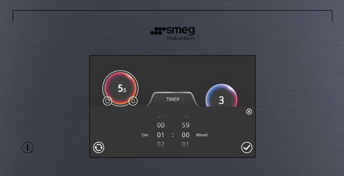 Индукционная варочная панель Smeg SIA1963DG