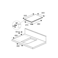 Индукционная варочная панель Bertazzoni P302I B2N
