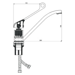 Смеситель для кухни Славен СЛ-ОД-Х21