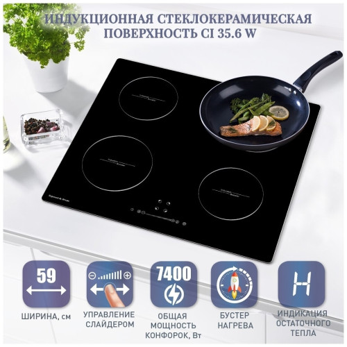 Индукционная варочная панель Zigmund Shtain CI 35 6 B